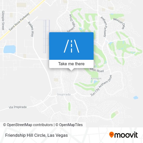 Mapa de Friendship Hill Circle