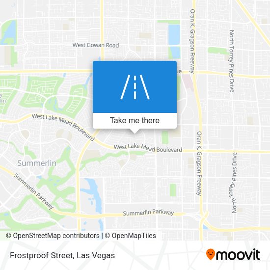 Mapa de Frostproof Street