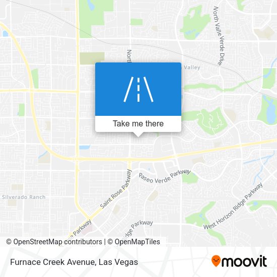 Mapa de Furnace Creek Avenue