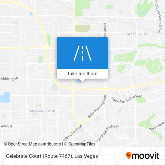 Celebrate Court (Route 7467) map