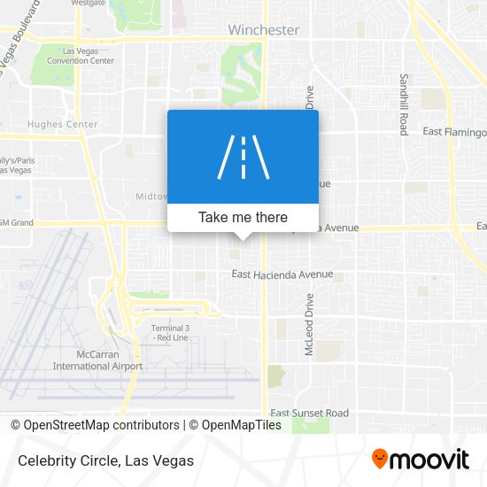 Celebrity Circle map