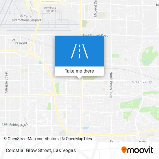 Celestial Glow Street map