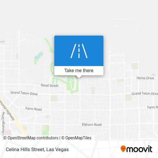 Celina Hills Street map