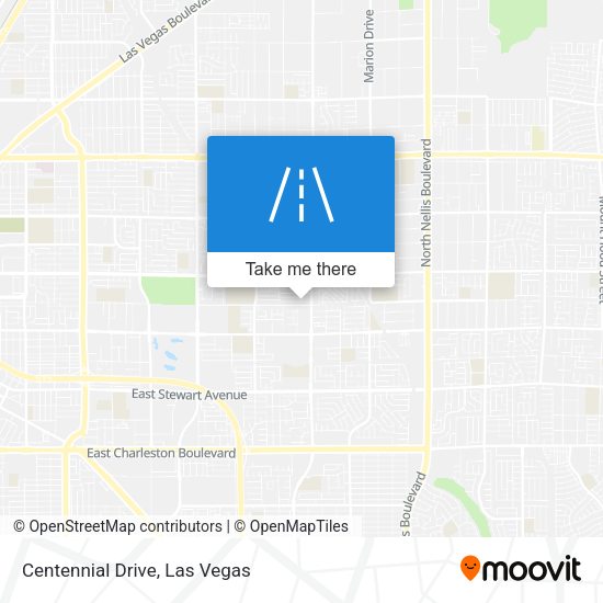 Mapa de Centennial Drive