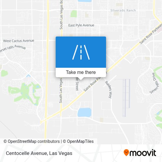 Centocelle Avenue map