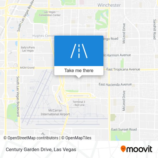 Century Garden Drive map
