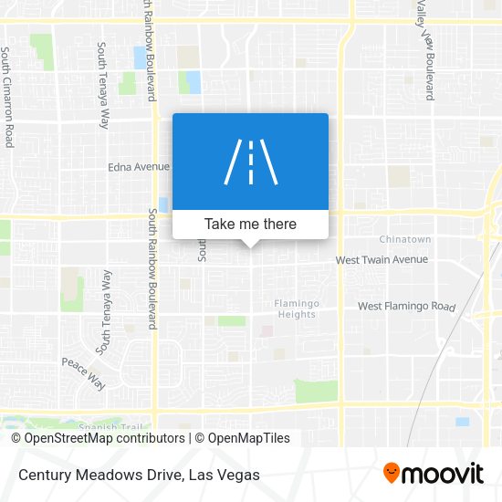 Century Meadows Drive map