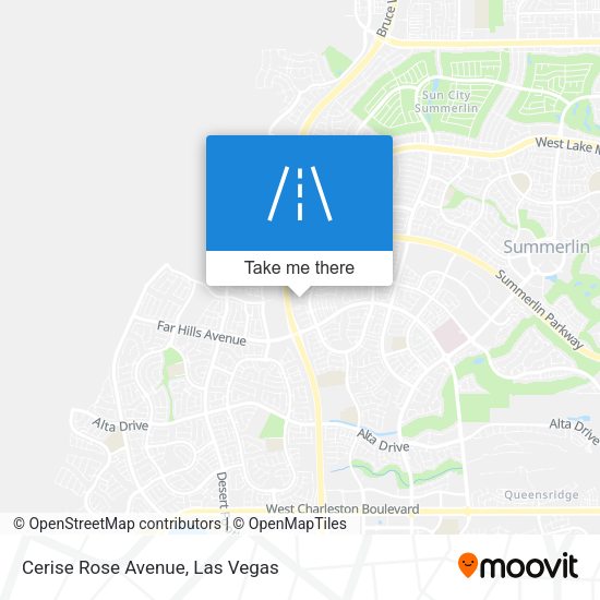 Cerise Rose Avenue map