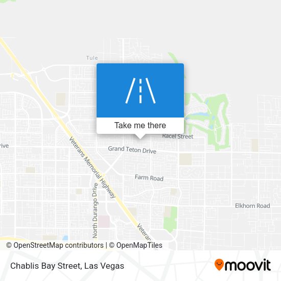 Chablis Bay Street map