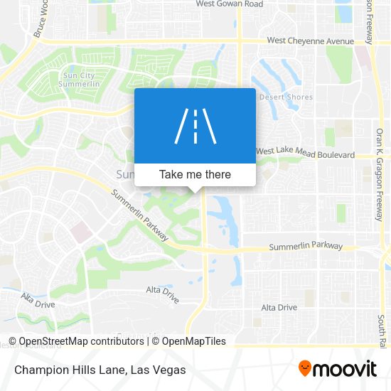 Mapa de Champion Hills Lane