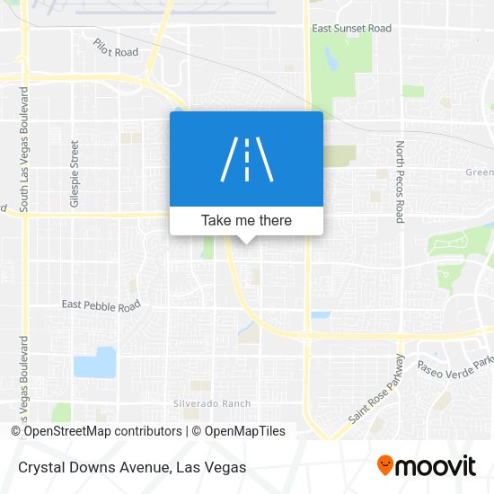 Crystal Downs Avenue map