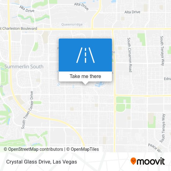 Crystal Glass Drive map