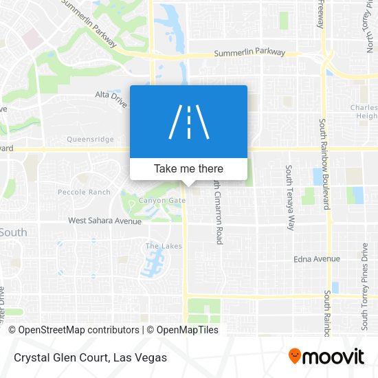 Crystal Glen Court map