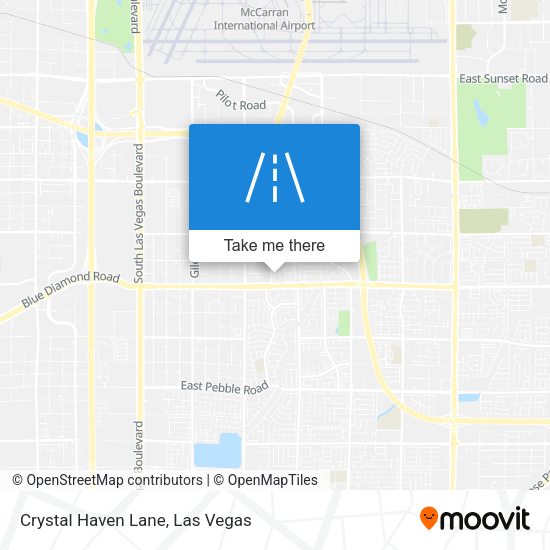 Mapa de Crystal Haven Lane