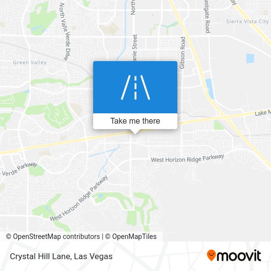 Crystal Hill Lane map
