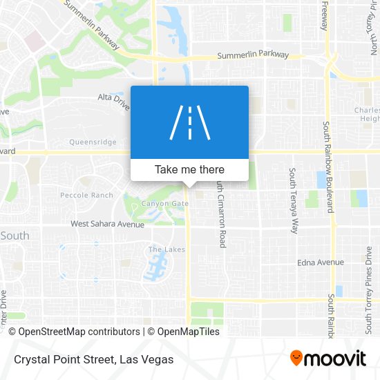 Mapa de Crystal Point Street