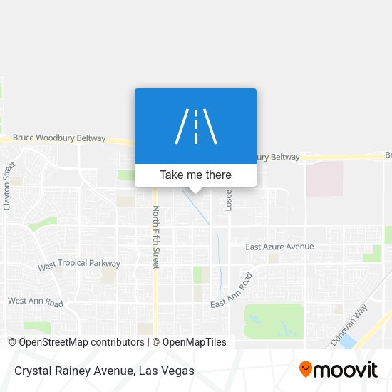Crystal Rainey Avenue map