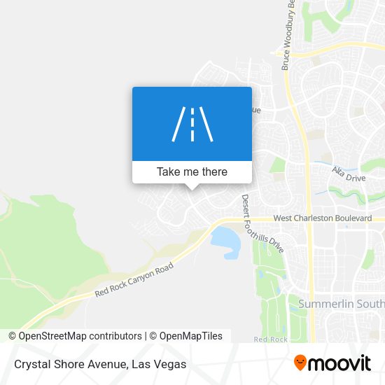 Mapa de Crystal Shore Avenue