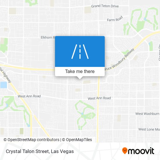 Crystal Talon Street map