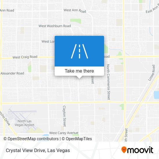 Crystal View Drive map
