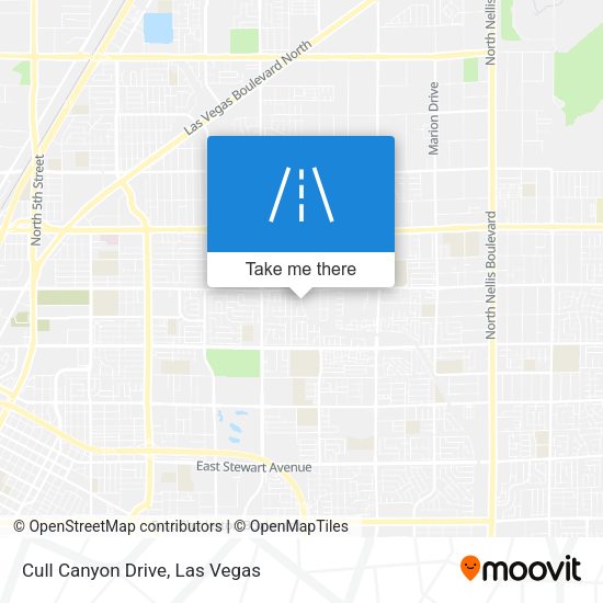 Mapa de Cull Canyon Drive