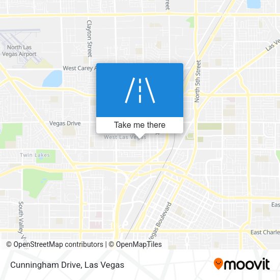 Cunningham Drive map