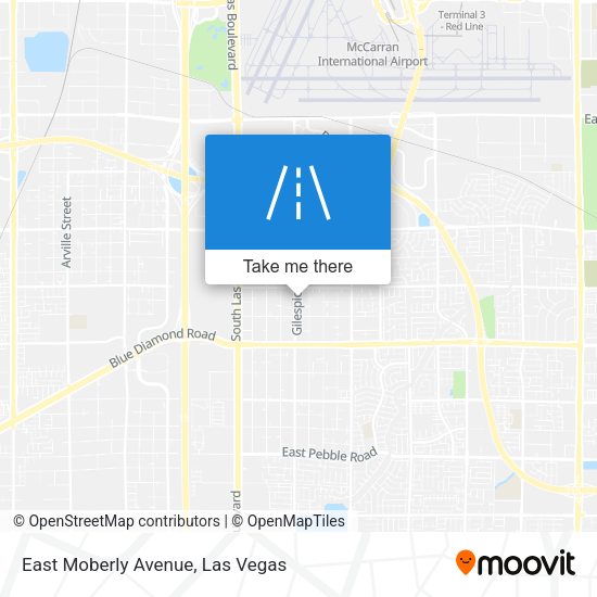 Mapa de East Moberly Avenue