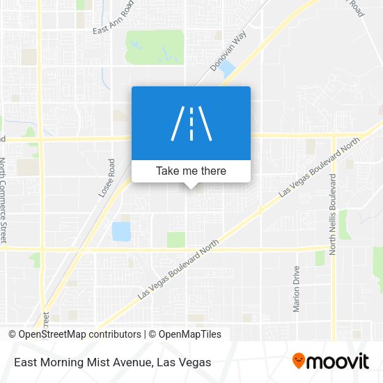 East Morning Mist Avenue map