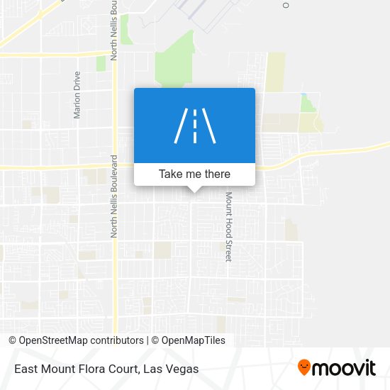 East Mount Flora Court map