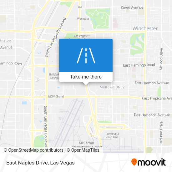 East Naples Drive map