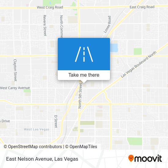 Mapa de East Nelson Avenue