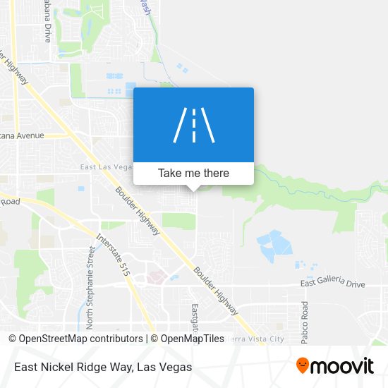 Mapa de East Nickel Ridge Way