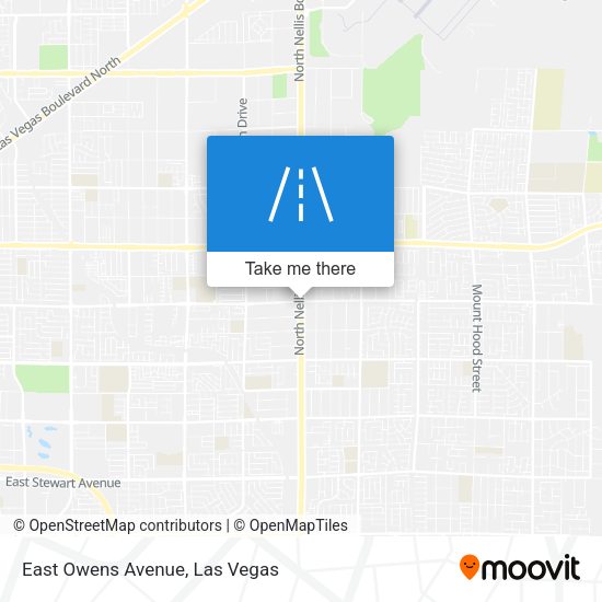 Mapa de East Owens Avenue