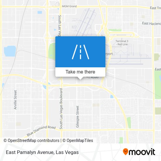 East Pamalyn Avenue map