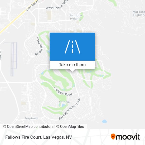 Fallows Fire Court map