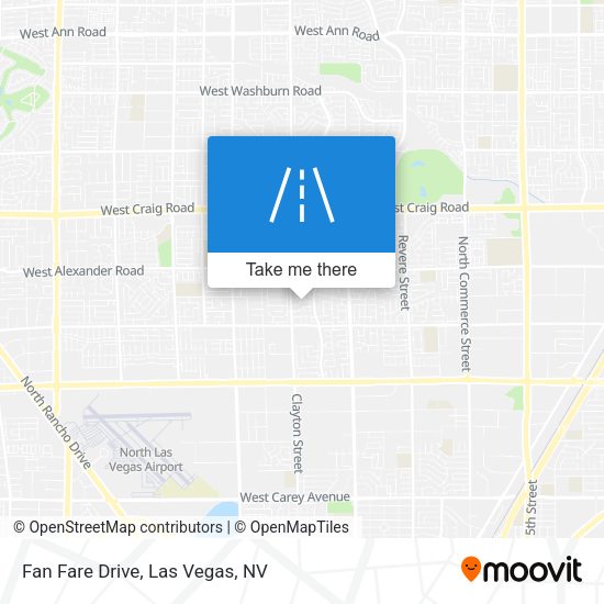 Mapa de Fan Fare Drive