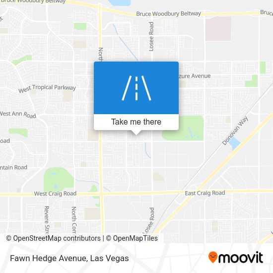 Mapa de Fawn Hedge Avenue