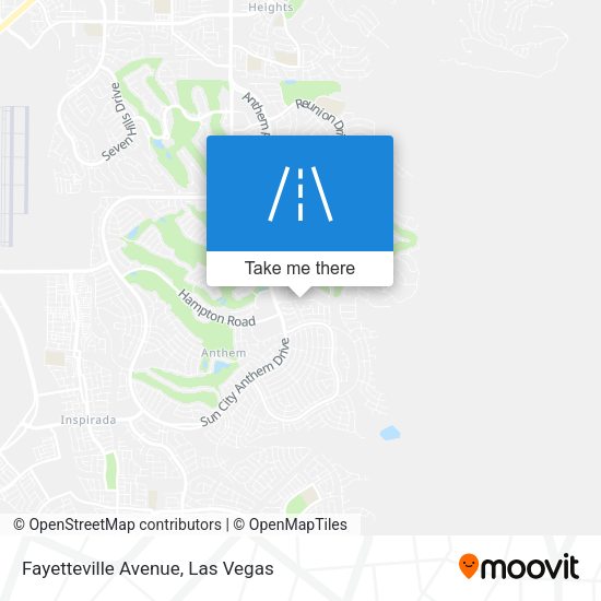 Fayetteville Avenue map