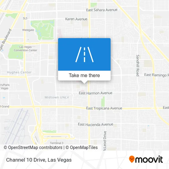 Channel 10 Drive map