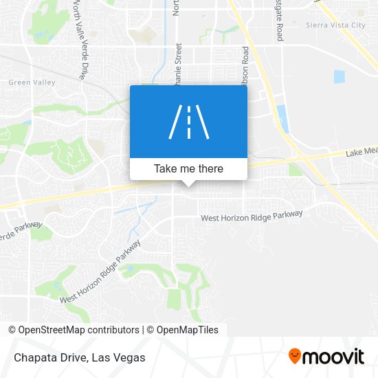 Mapa de Chapata Drive
