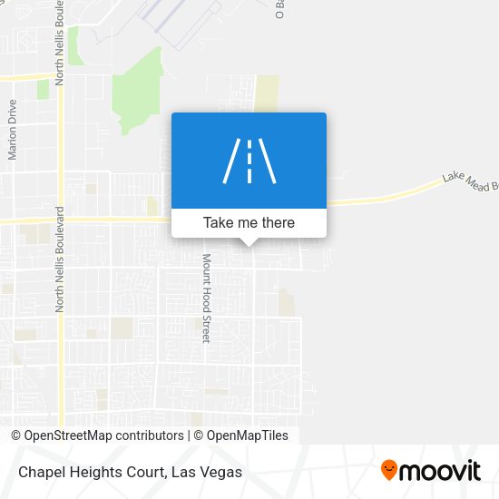 Mapa de Chapel Heights Court