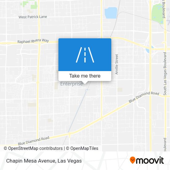 Mapa de Chapin Mesa Avenue