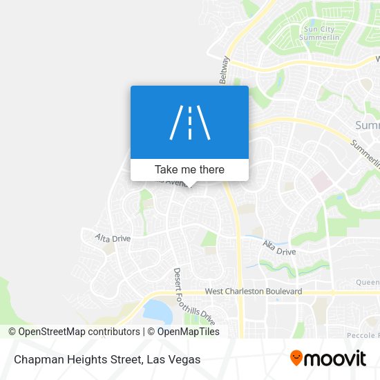 Chapman Heights Street map