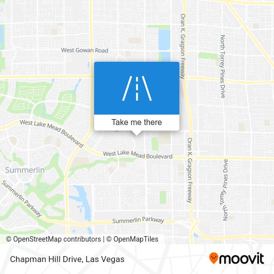 Chapman Hill Drive map