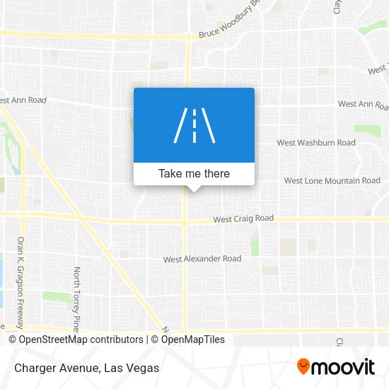 Mapa de Charger Avenue