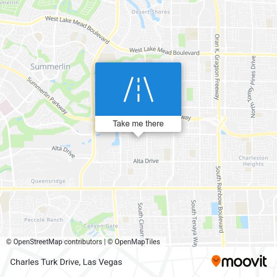 Charles Turk Drive map