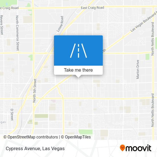 Mapa de Cypress Avenue