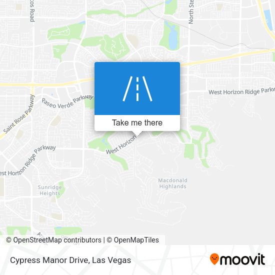 Cypress Manor Drive map