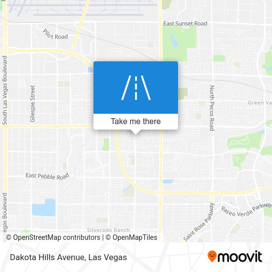 Dakota Hills Avenue map