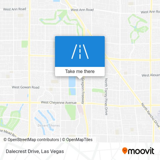 Dalecrest Drive map